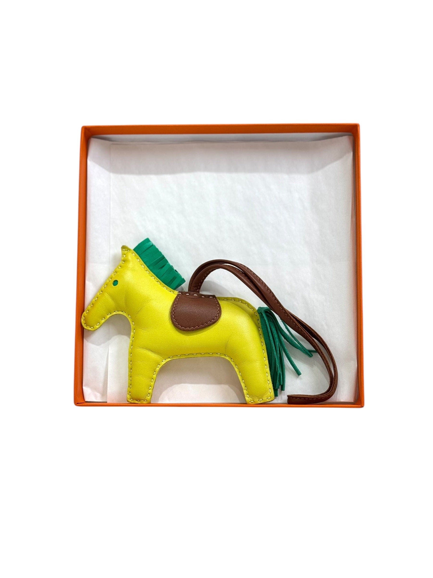 Hermes 21. Hermes Rodeo MM Lime/Brown/Green
