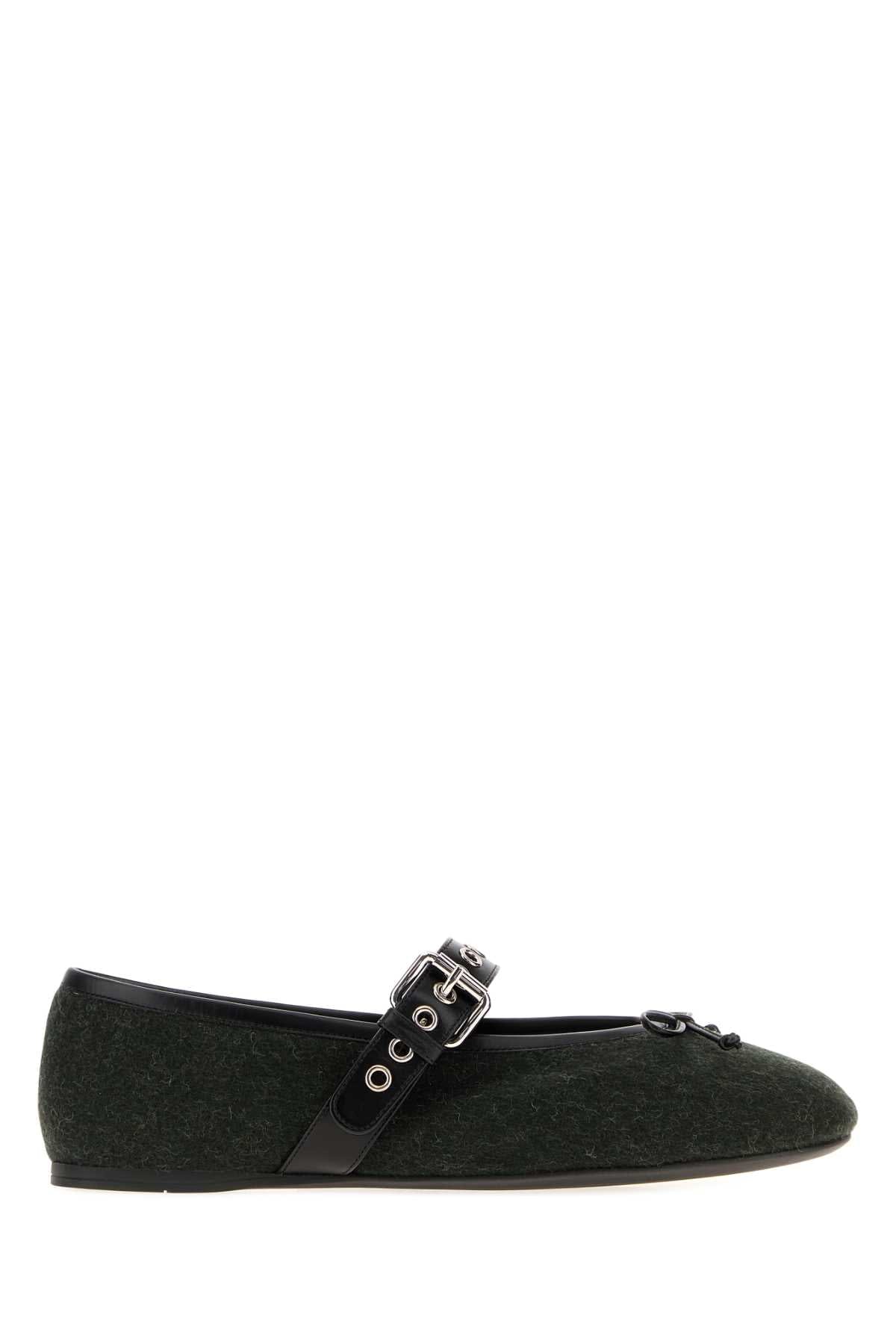 Miu Miu Flat — Green