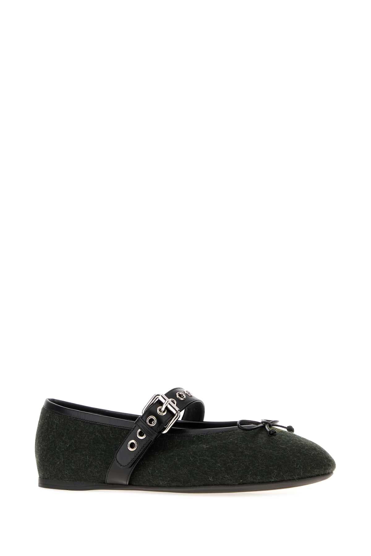 Miu Miu Flat — Green
