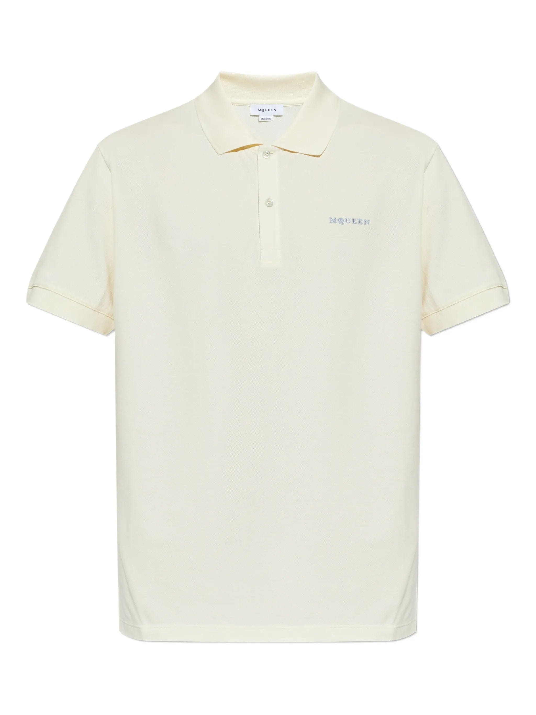 Alexander McQueen logo - detail polo shirt