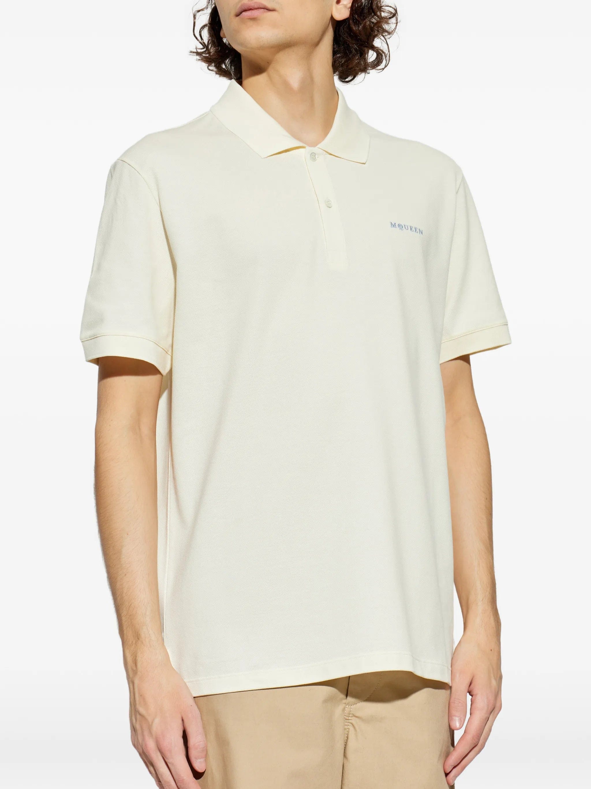Alexander McQueen logo - detail polo shirt