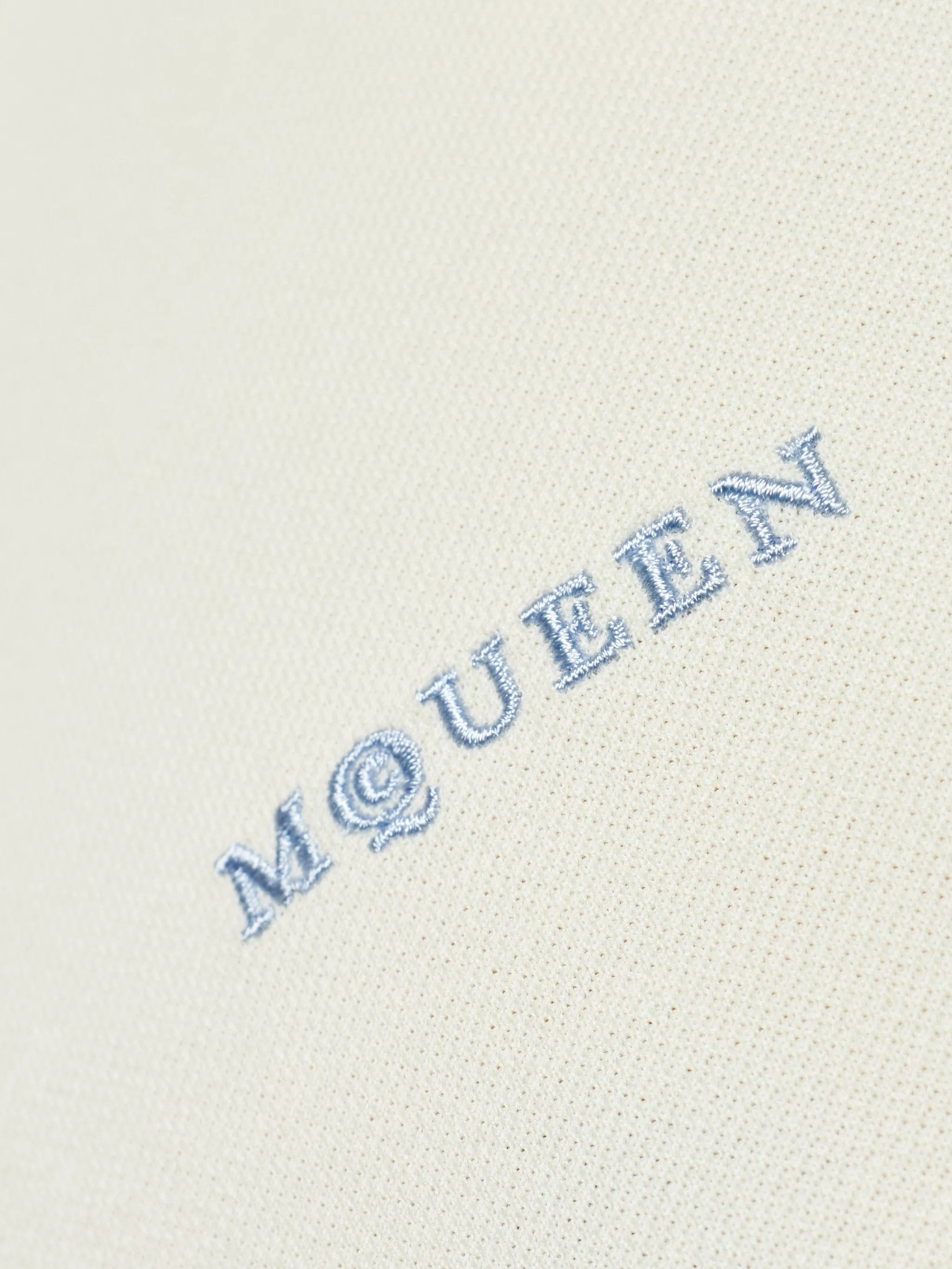 Alexander McQueen logo - detail polo shirt