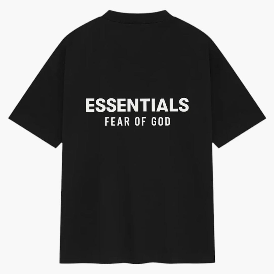 Fear of God Essentials Classic Short Sleeve T-Shirt Jet Black