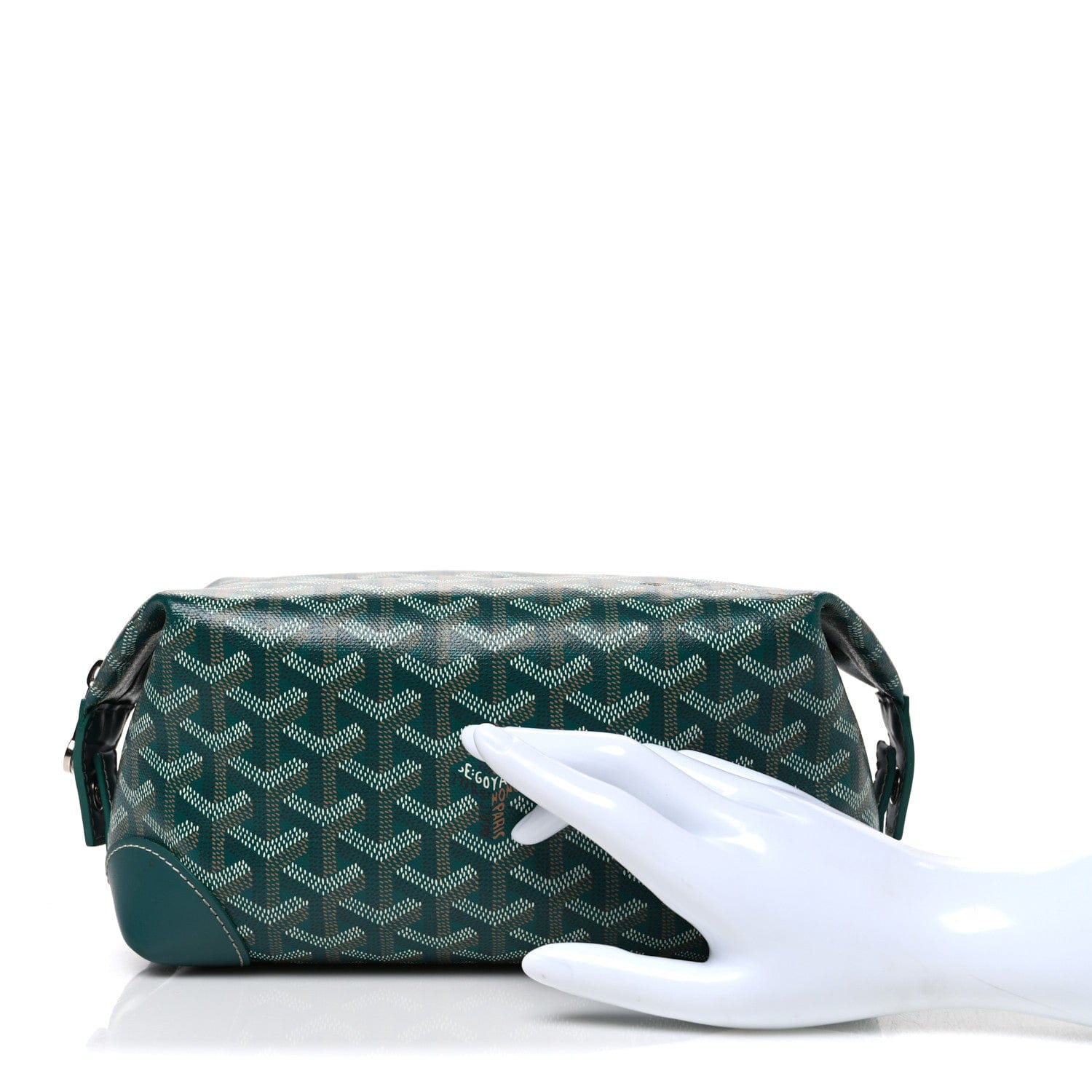 Goyardine Boeing 25 Trousse de Toilette Green