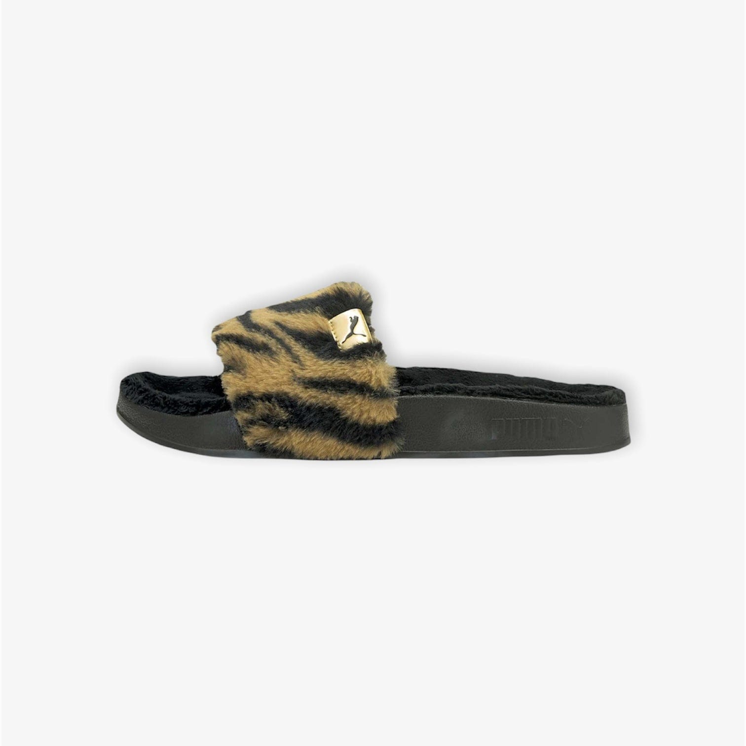 Puma Women's Puma Leadcat YLM Fluff Safari Black Team Gold 384973 - 01