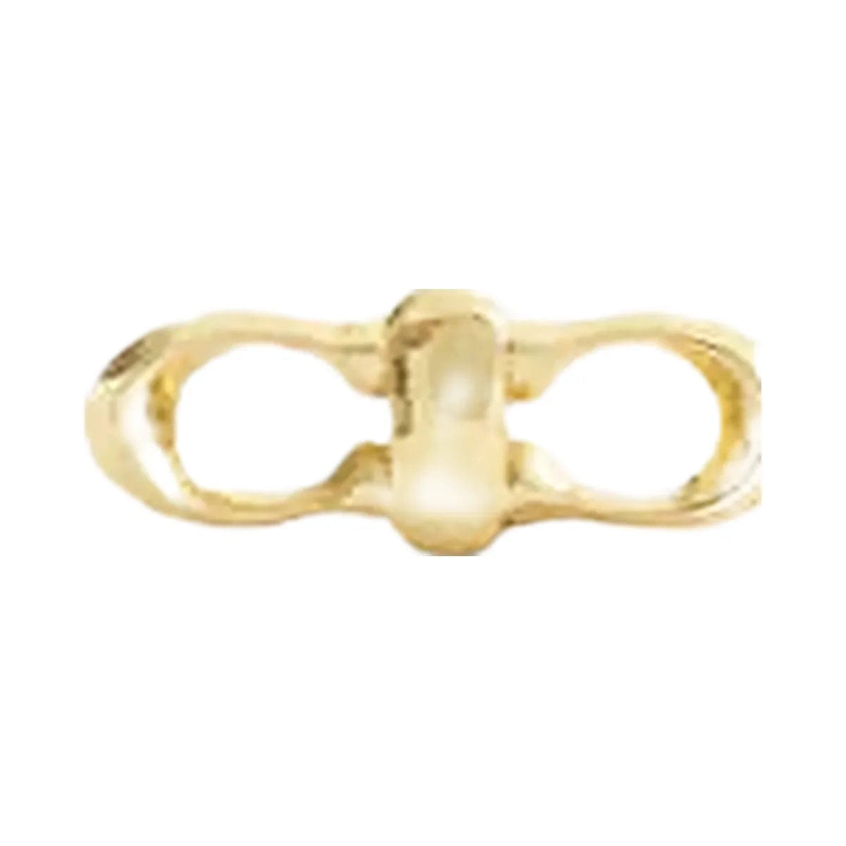 Coach Signature Link Stud Earrings Gold