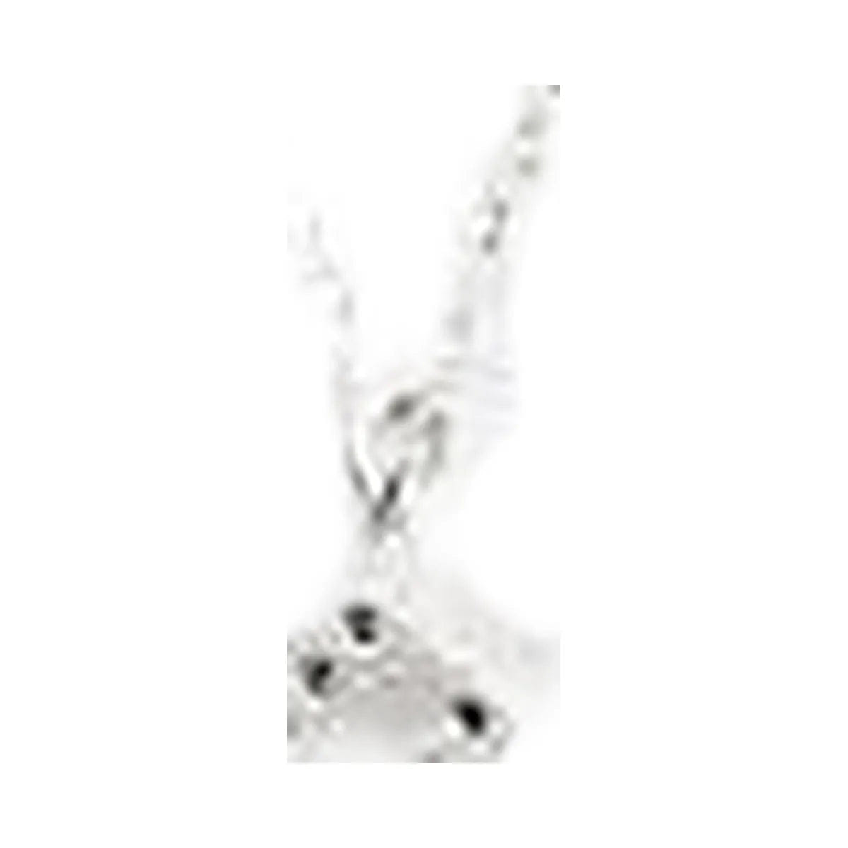 Coach Dice Pendant Necklace Silver