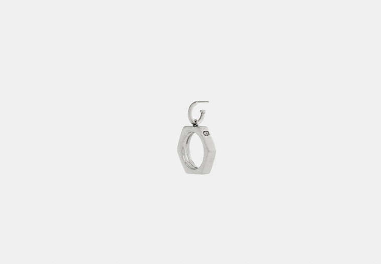 Coach Hex Nut Single Earring
