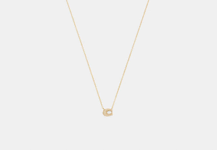 Coach Pavé C Necklace
