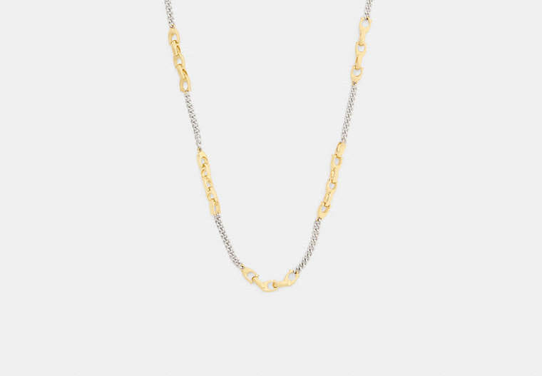 Coach Linked C Necklace