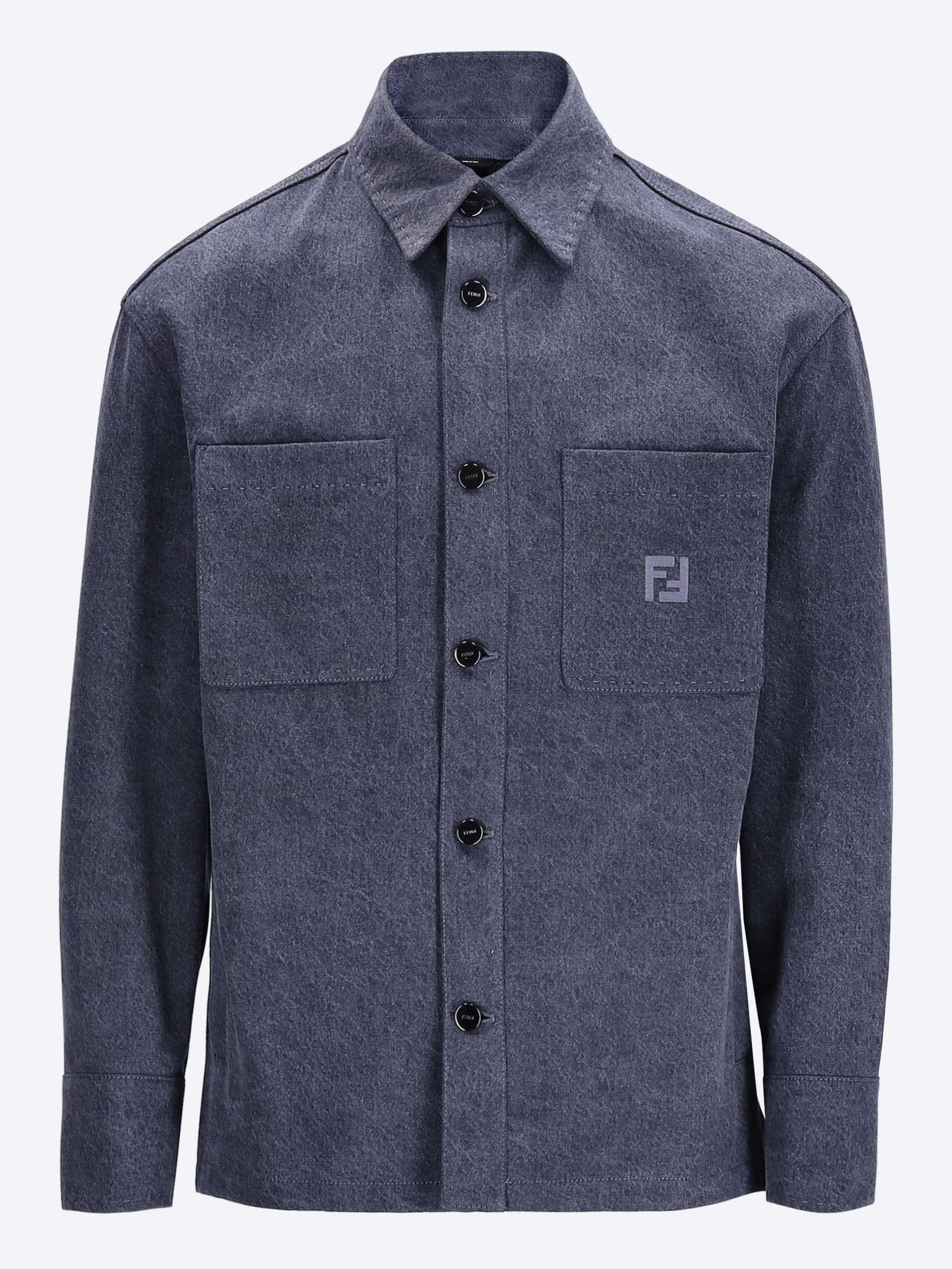 Fendi Denim stone bleached jacket