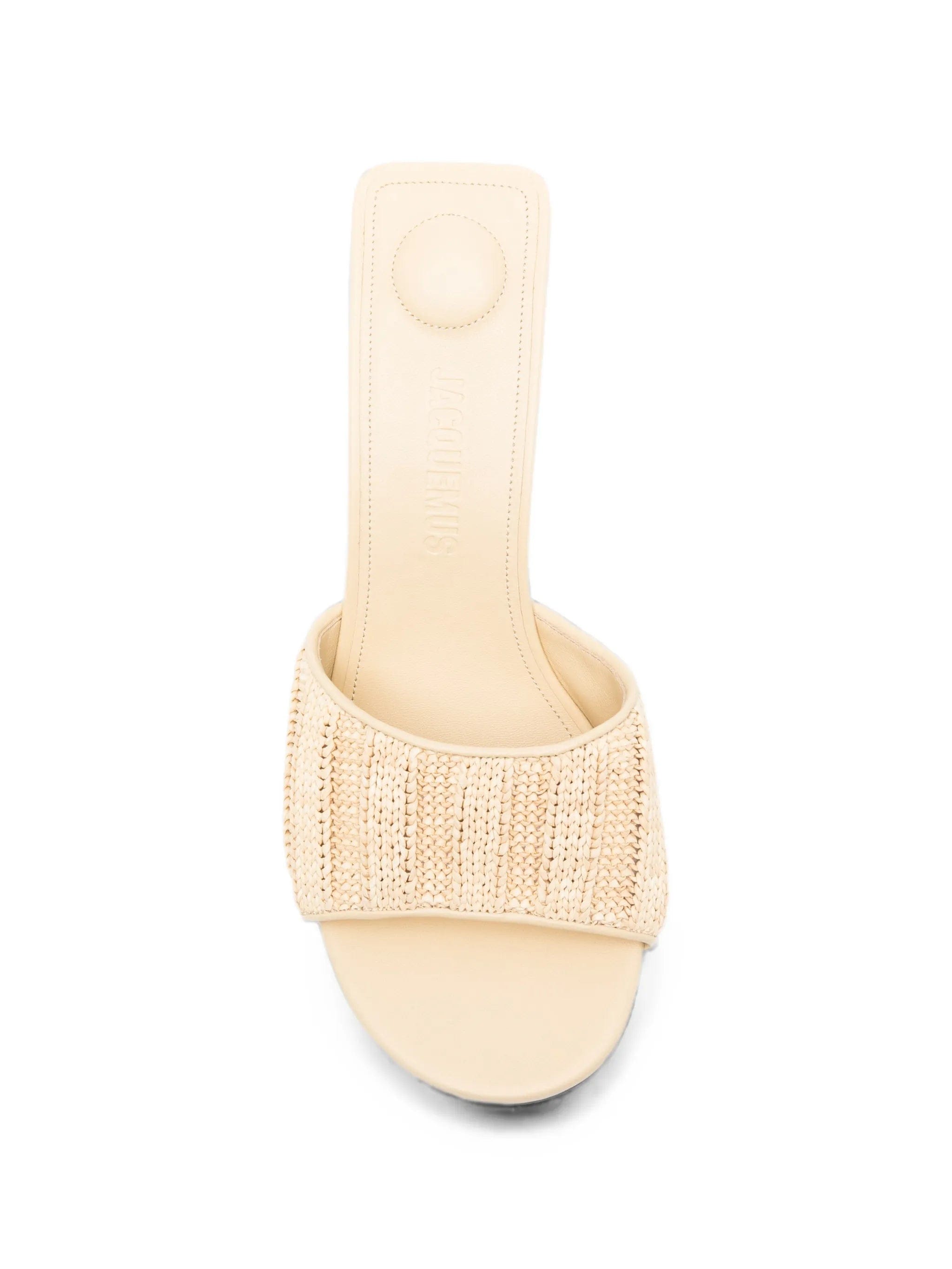 Jacquemus Cubisto woven open - toe sandals