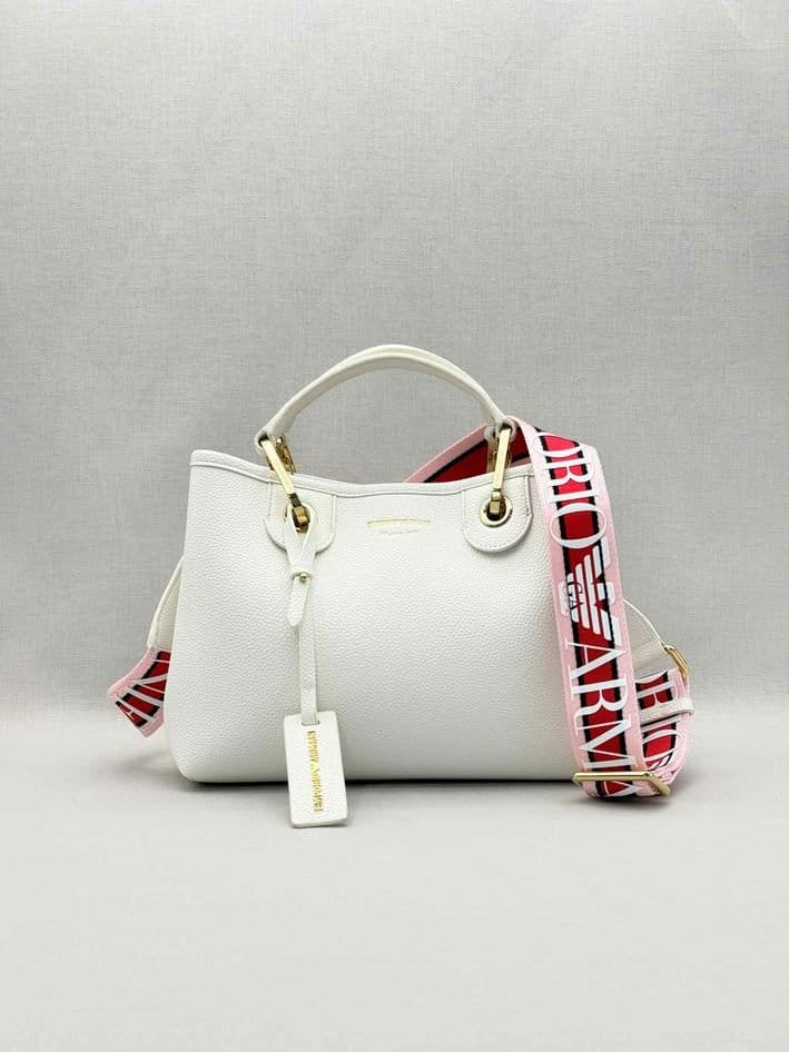 Emporio Armani Logo - tag White Tote Bag