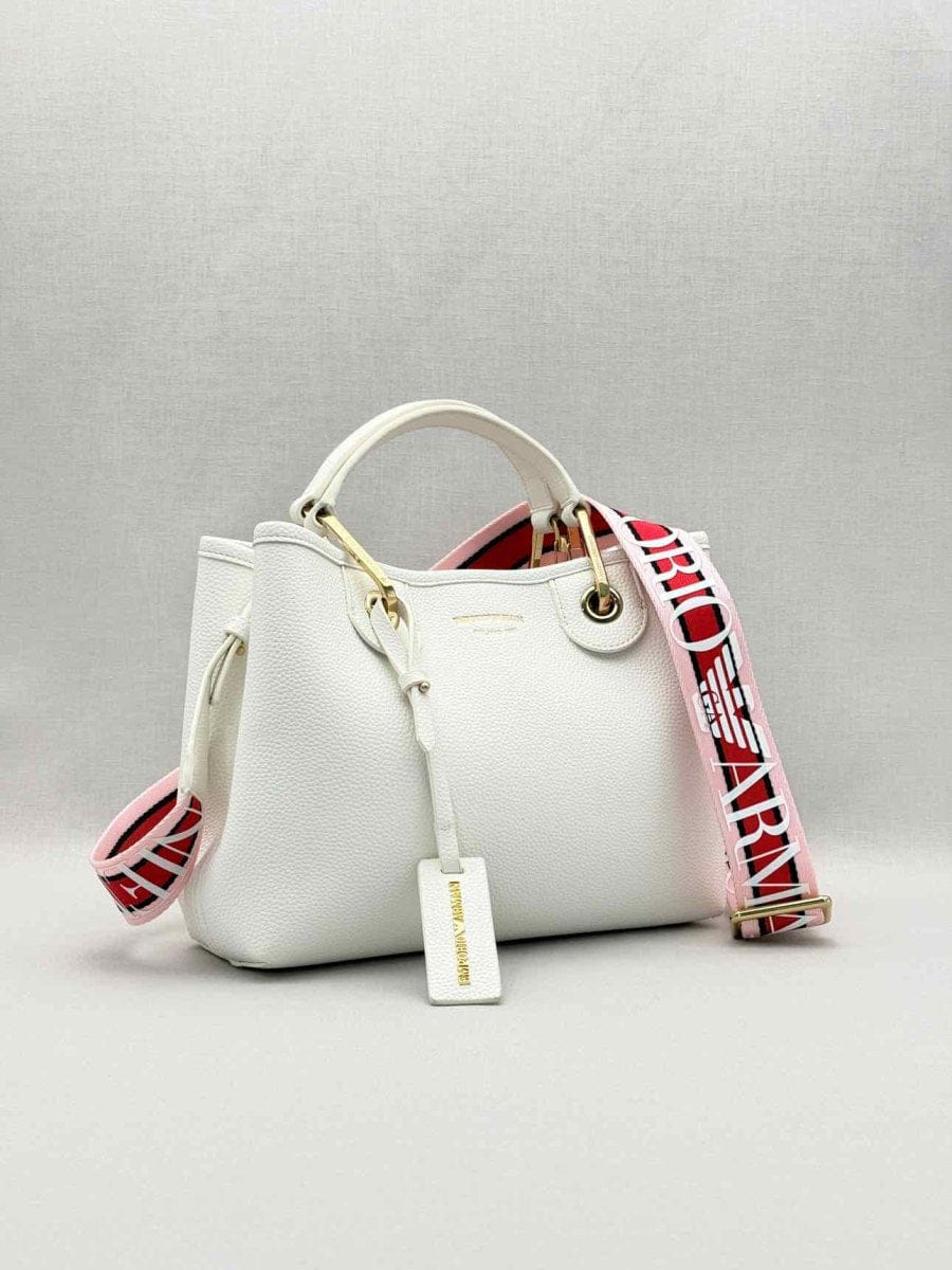 Emporio Armani Logo - tag White Tote Bag