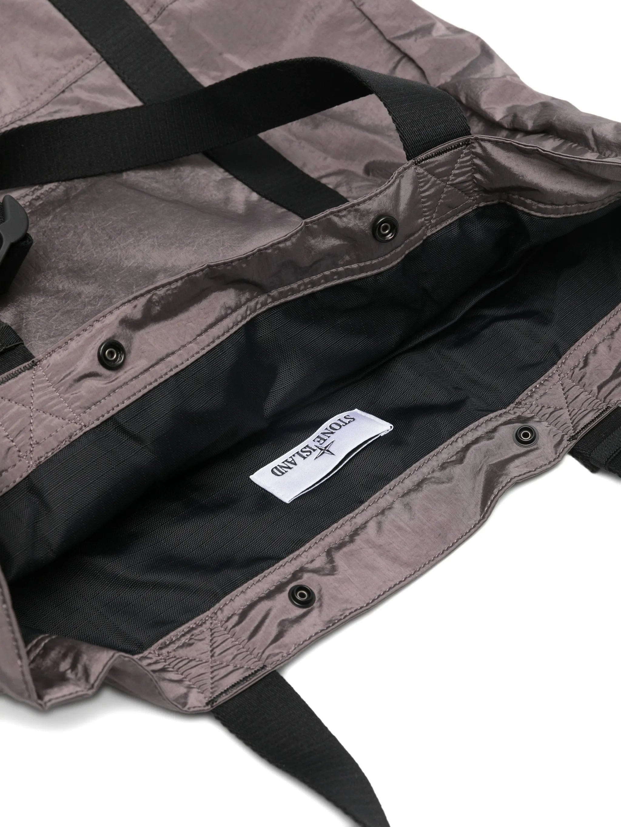 Stone Island logo - patch tote bag
