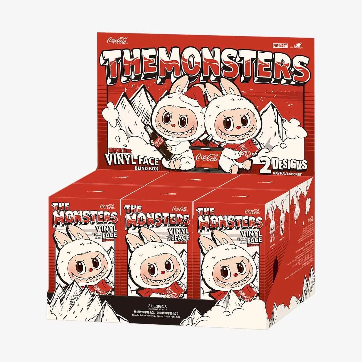 Pop Mart Labubu The Monsters - Coca Cola Series Vinyl Face Sealed Case