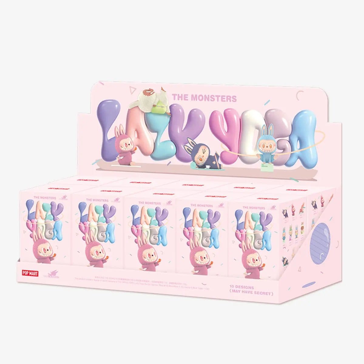 Pop Mart Labubu The Monsters - Lazy Yoga Series Figures Sealed Case Blind Box