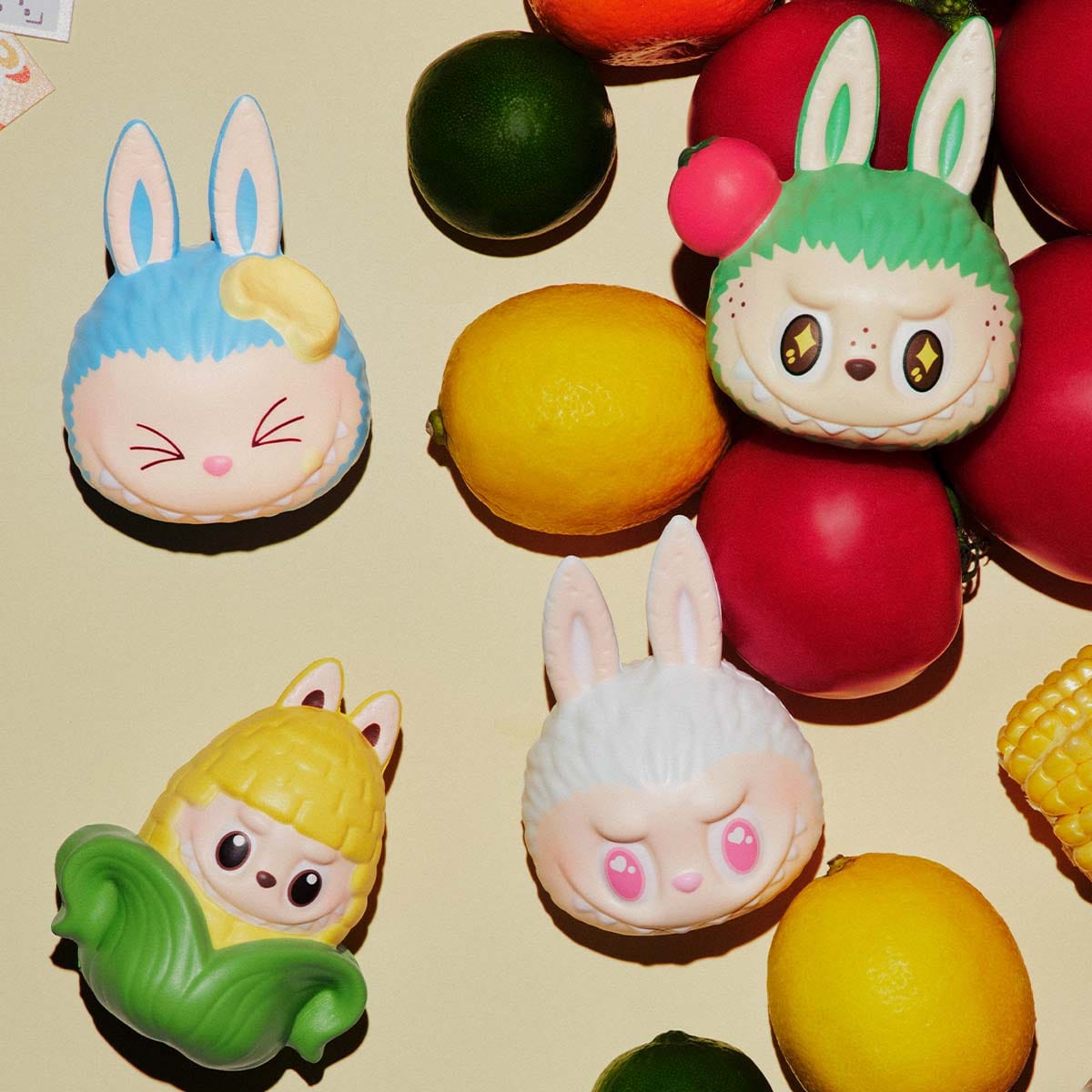 Pop Mart Labubu The Monsters Wacky Mart Series Squishy Charm Sealed Case (6 Blind Box)