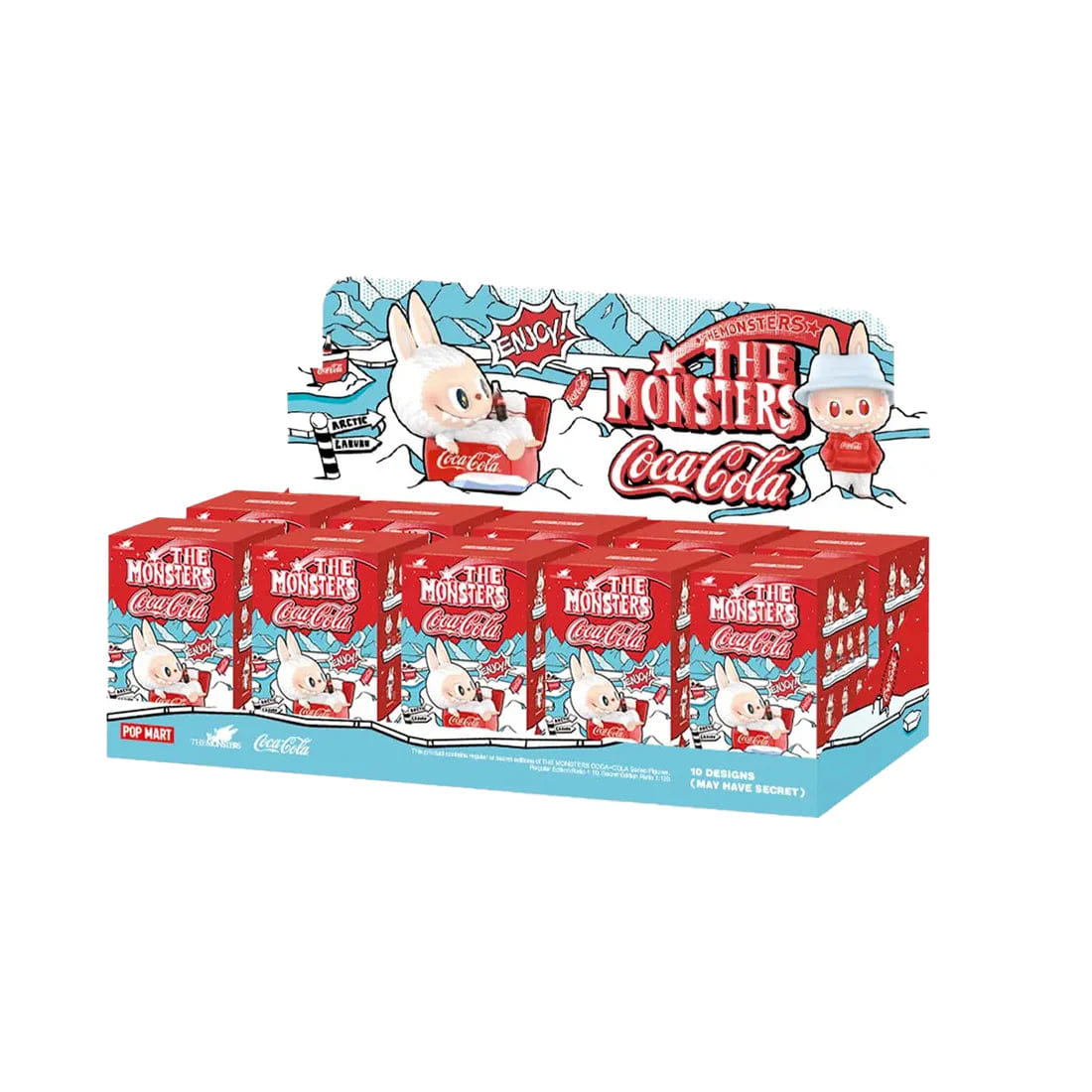 POP MART THE MONSTERS LABUBU COCA - COLA Series Figures (Single Box)