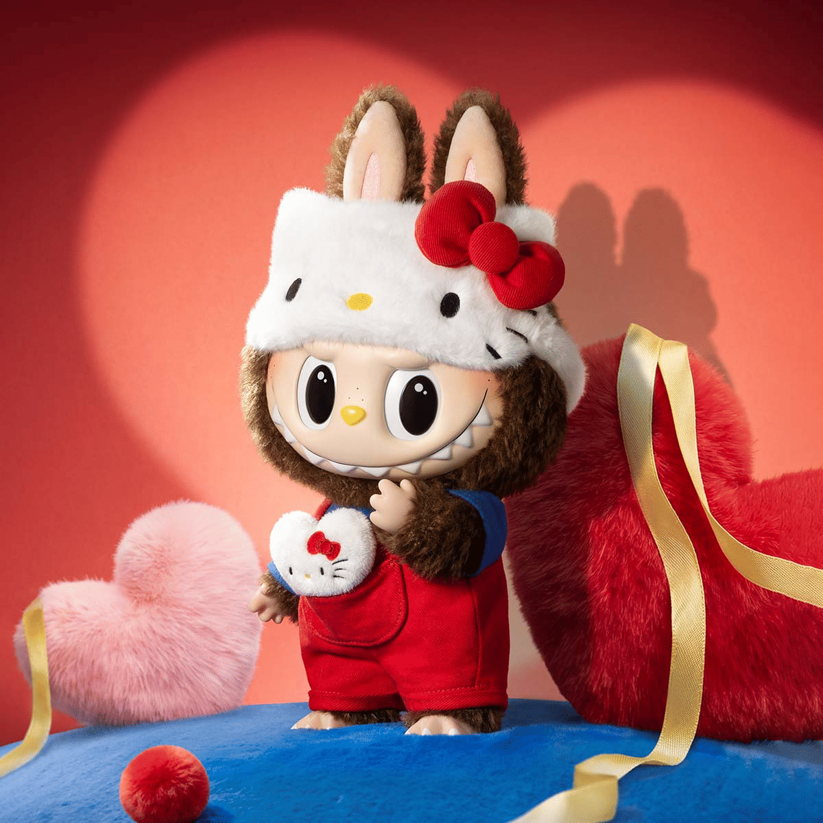 POP MART LABUBU THE MONSTERS x HELLO KITTY 搪膠毛絨公仔