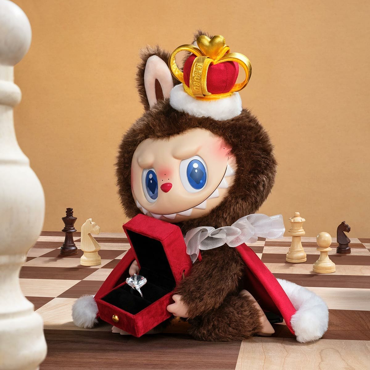 POP MART LABUBU THE MONSTERS 象棋大冒險 Let's Checkmate Series 搪膠毛絨 公仔