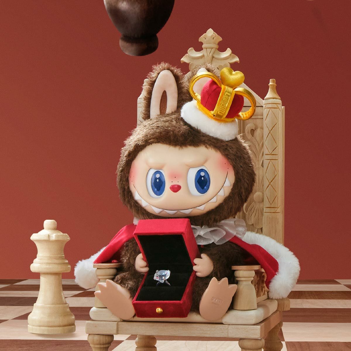 POP MART LABUBU THE MONSTERS 象棋大冒險 Let's Checkmate Series 搪膠毛絨 公仔