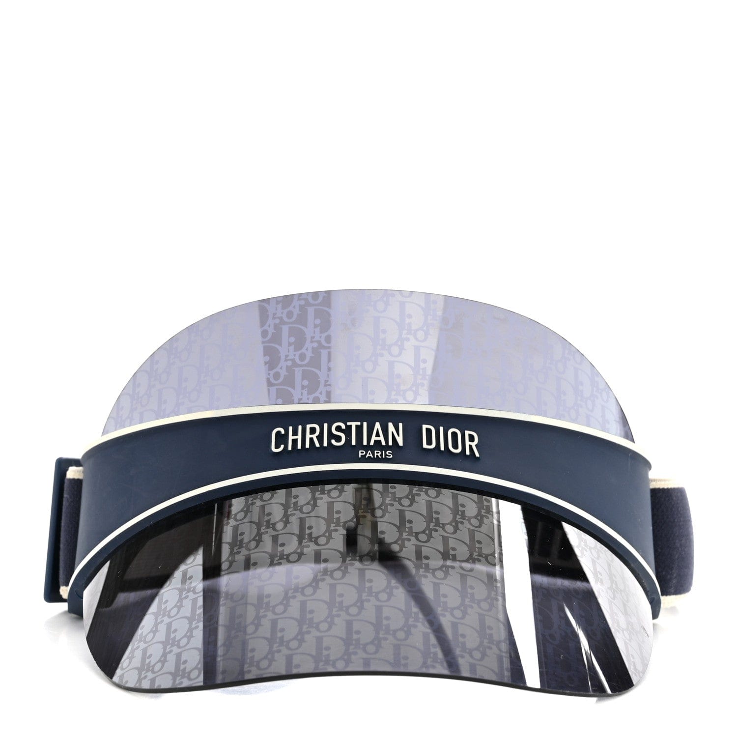 Christian Dior Oblique DiorClub V1U Sun Visor Blue
