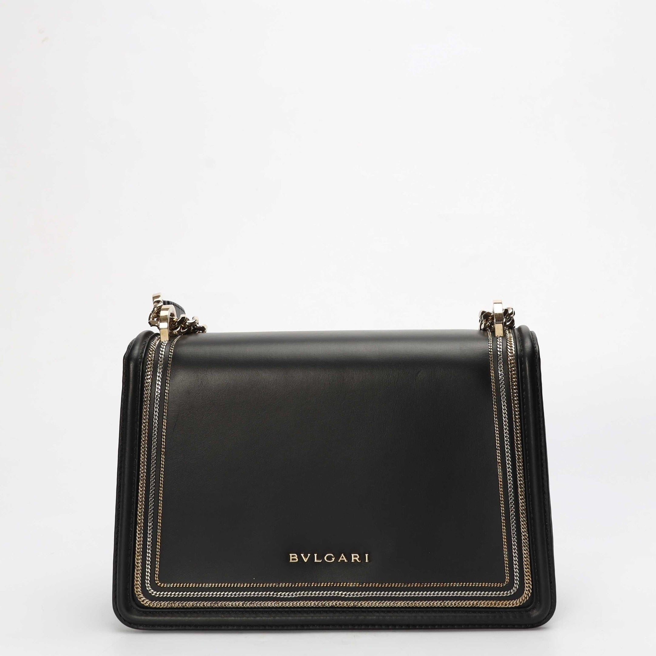 Bulgari Bvlgari Blast Black Serpenti Diamond Crossbody Bag