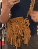 Valentino C Rockee Fringe Tan