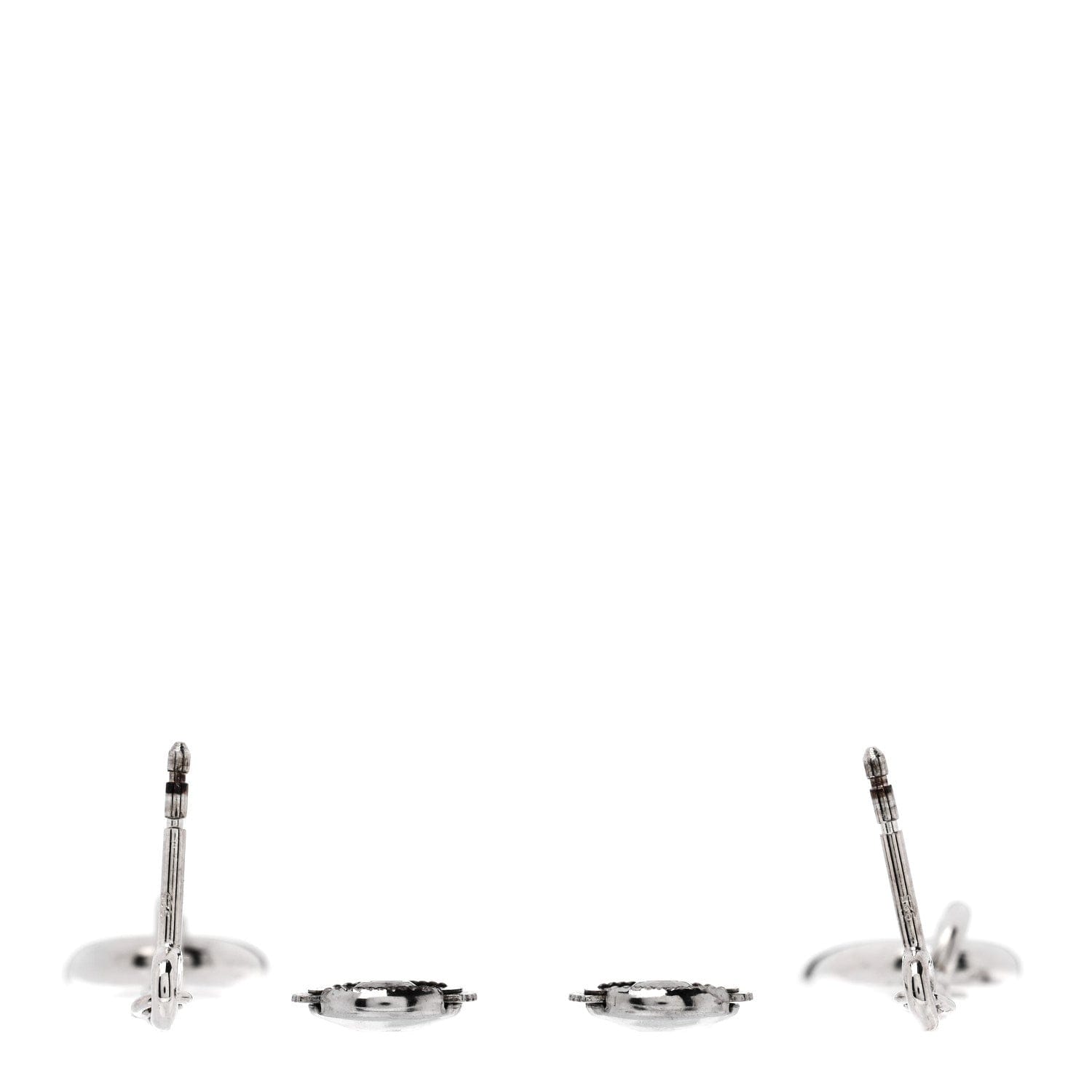 Hermes Sterling Silver Farandole Drop Earrings