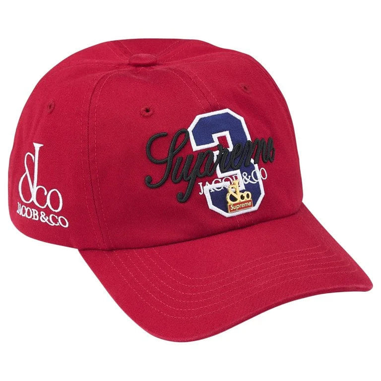 Supreme La Martina Jacob & Co 6 - Panel Hat (Red)