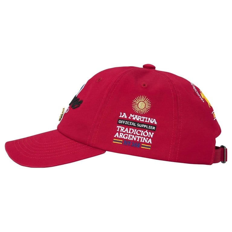 Supreme La Martina Jacob & Co 6 - Panel Hat (Red)