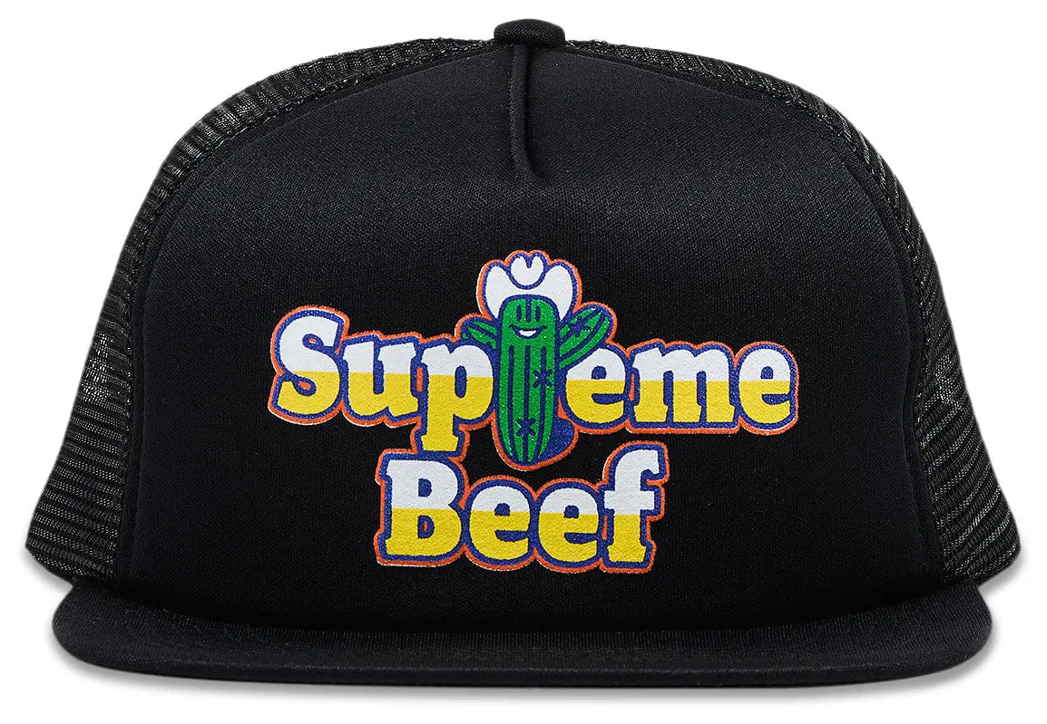 Supreme Beef Mesh Back 5 Panel Black