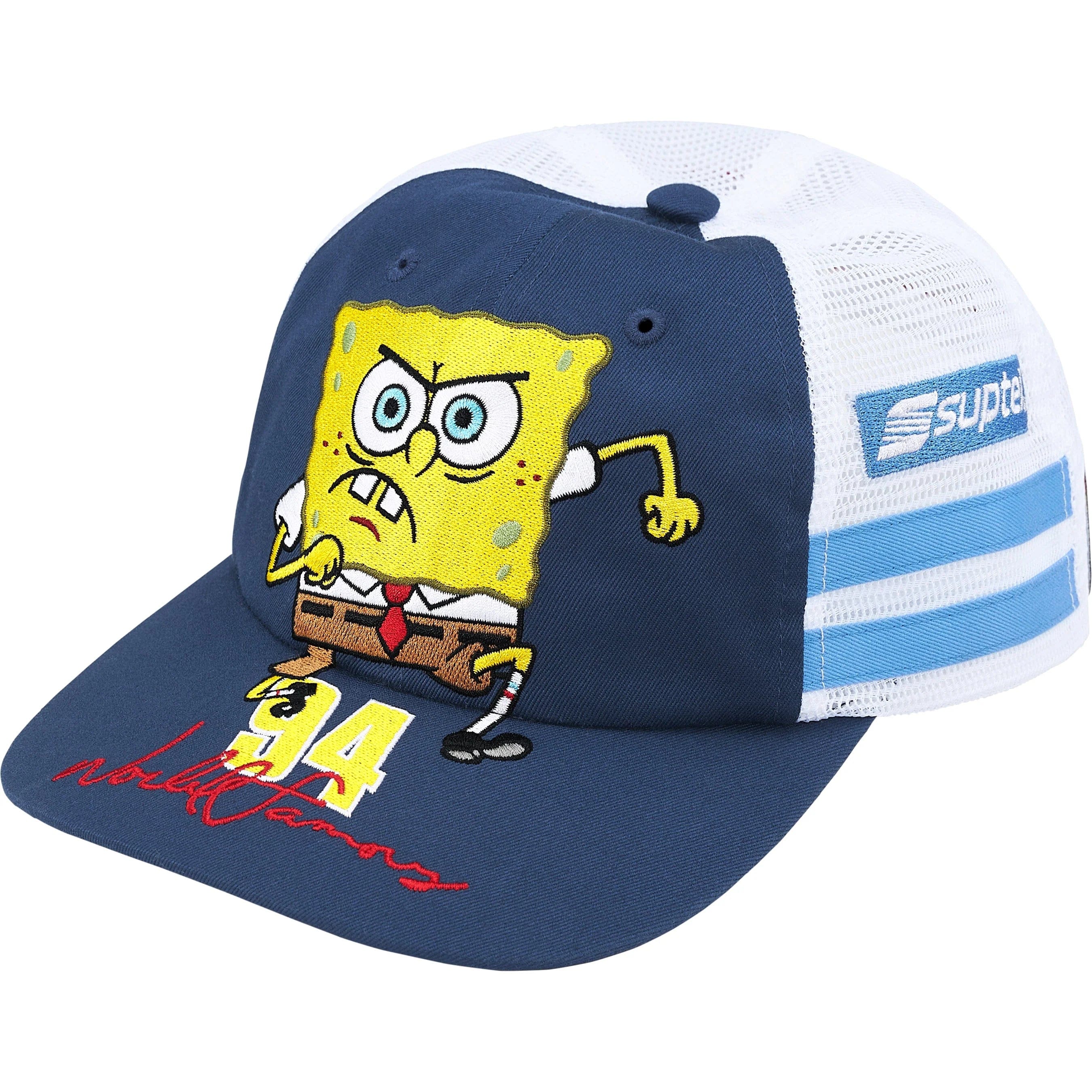 Supreme SpongeBob SquarePants Jeff Hamilton Mesh Back 6 - Panel Navy