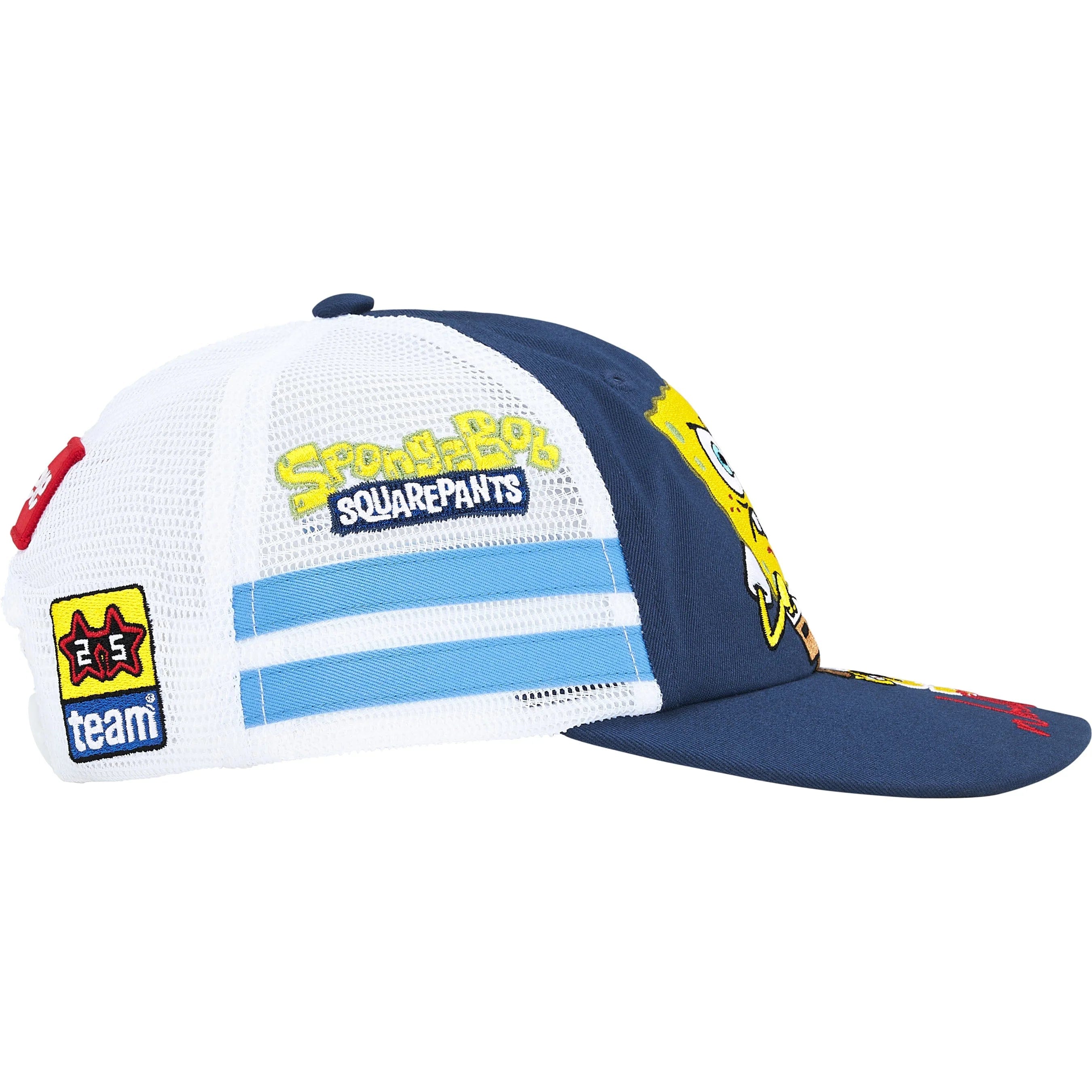 Supreme SpongeBob SquarePants Jeff Hamilton Mesh Back 6 - Panel Navy