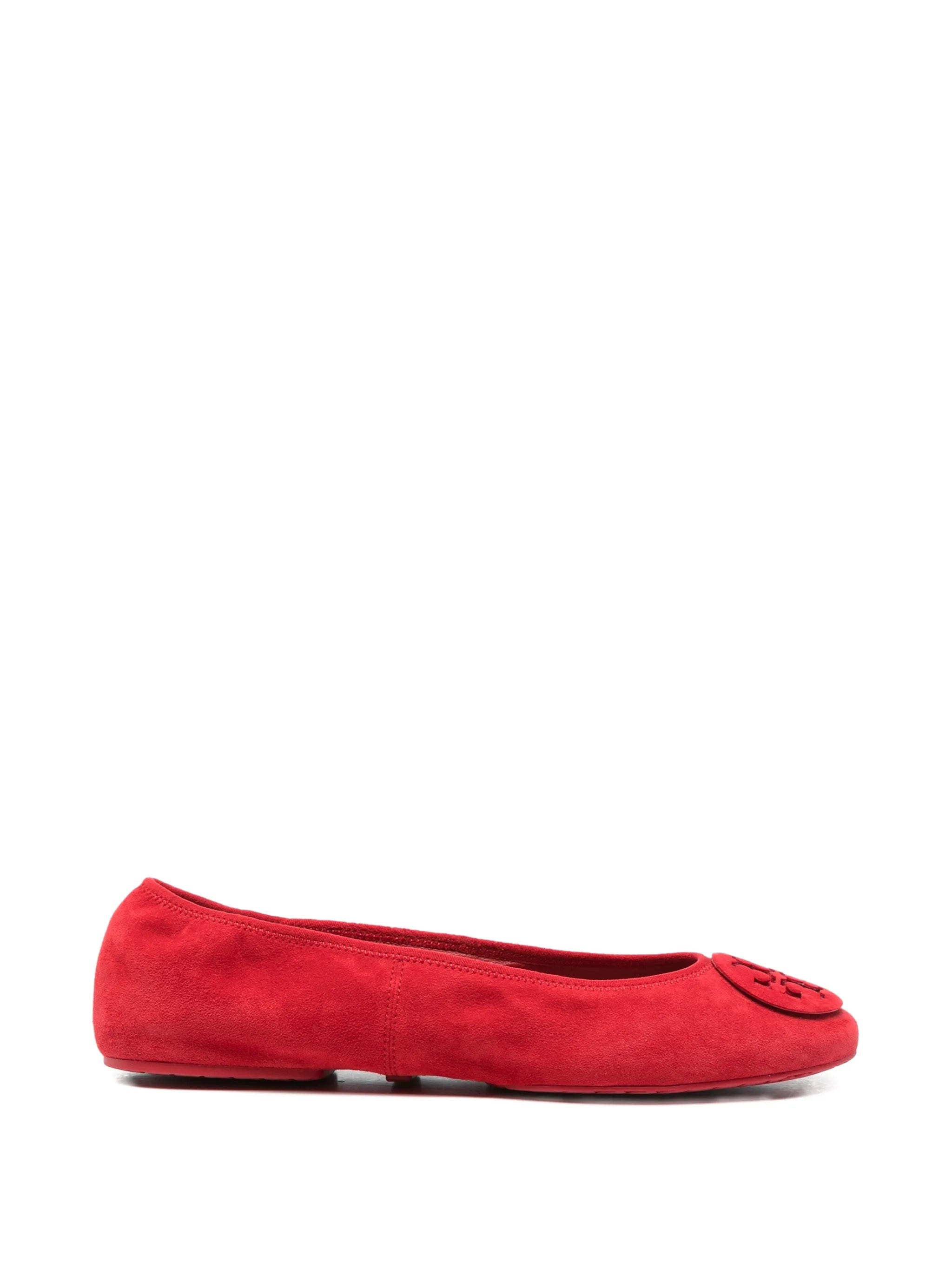 Tory Burch Reva logo detail ballet flats