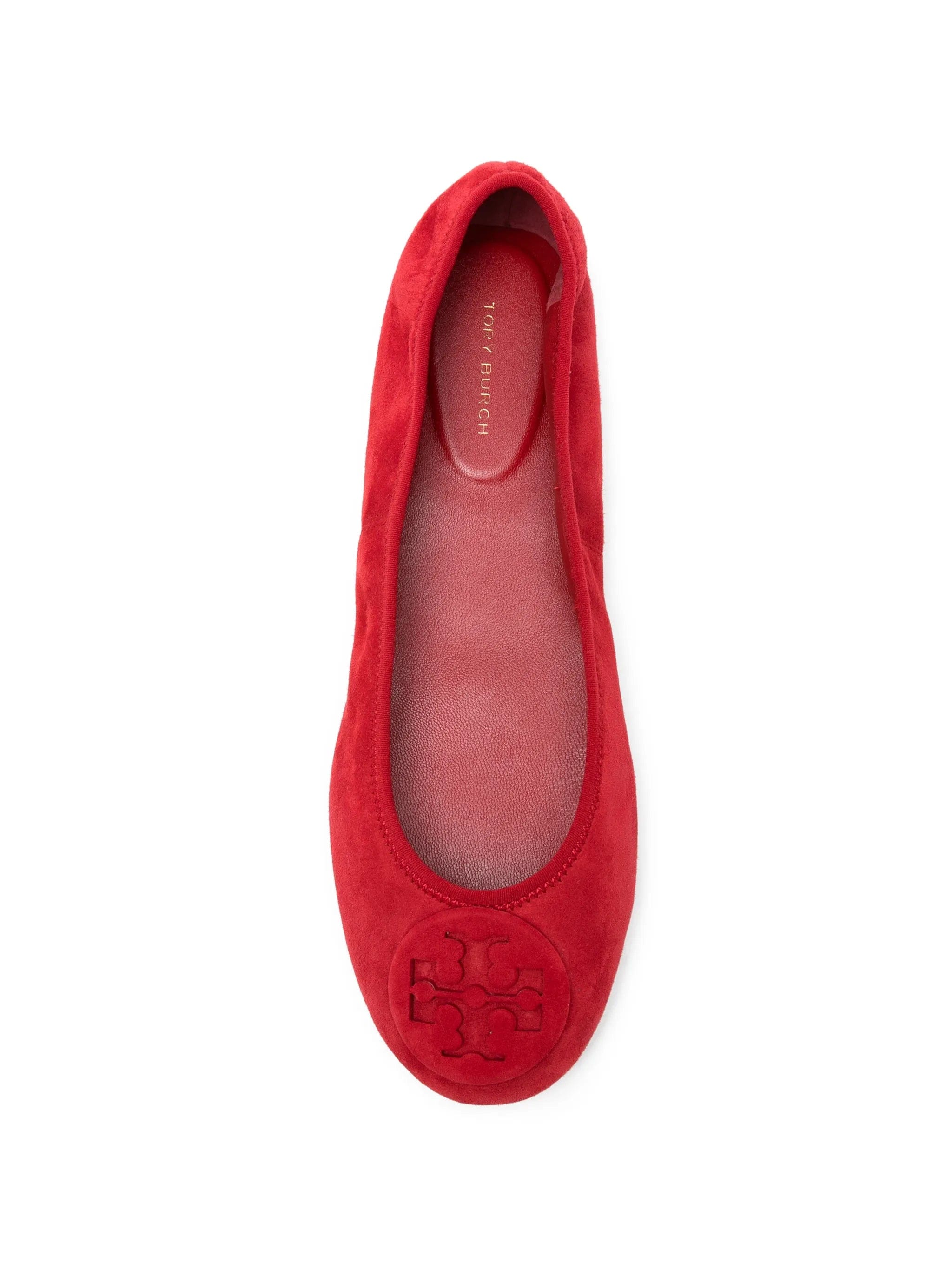 Tory Burch Reva logo detail ballet flats