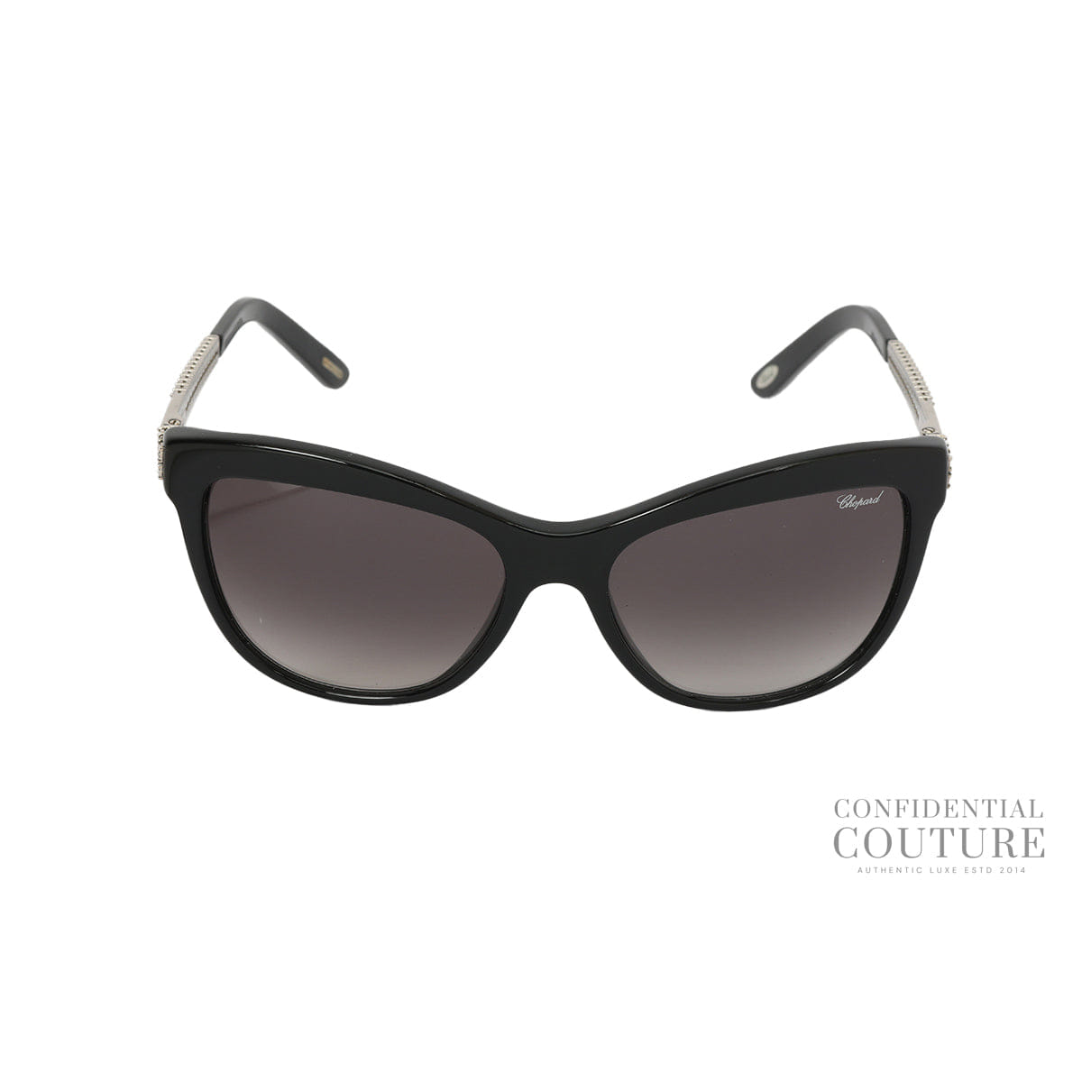 Chopard Black Gradien SCH 189S Cat Eye Sunglasses
