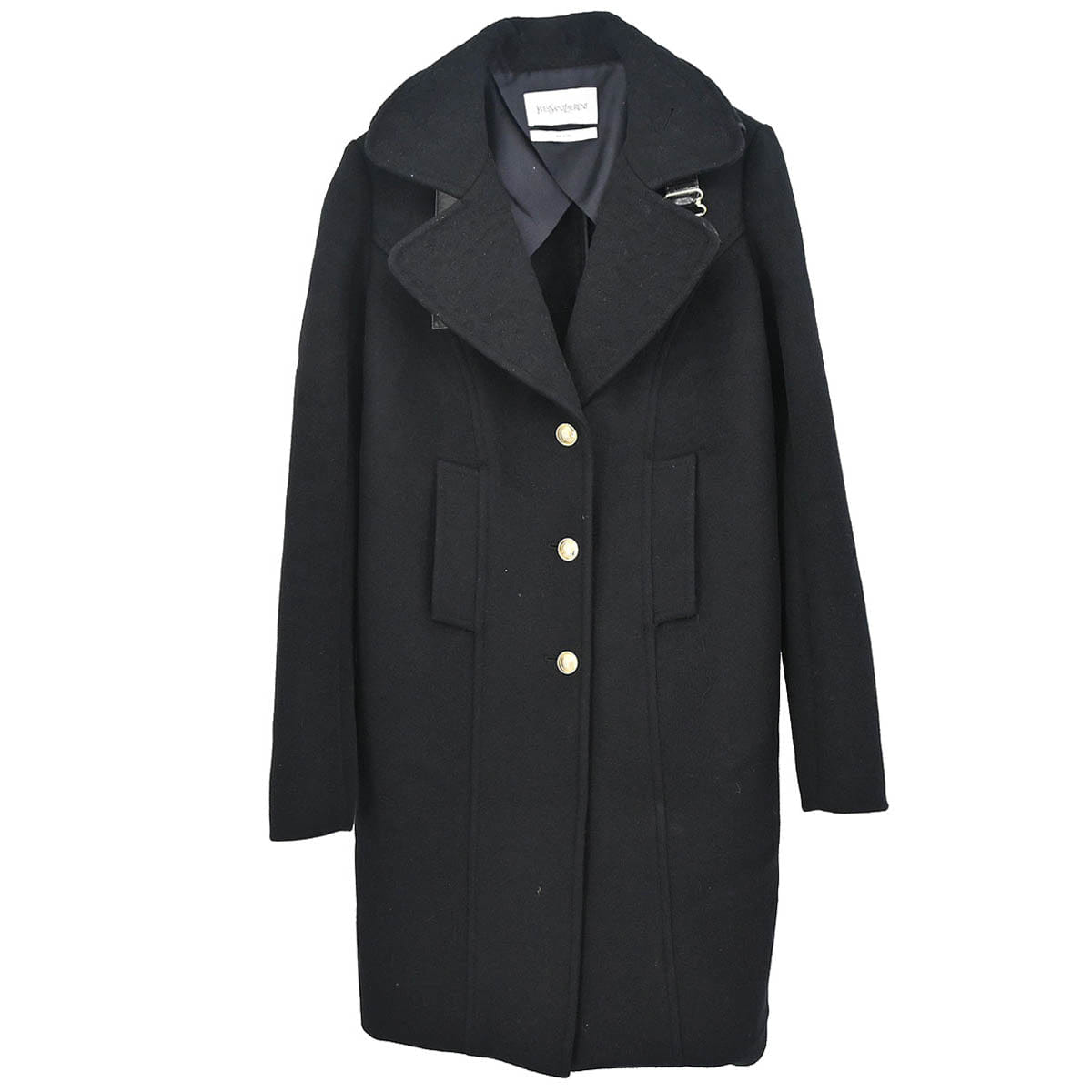 Saint Laurent Yves Saint Laurent 2012 Coat Black #F34
