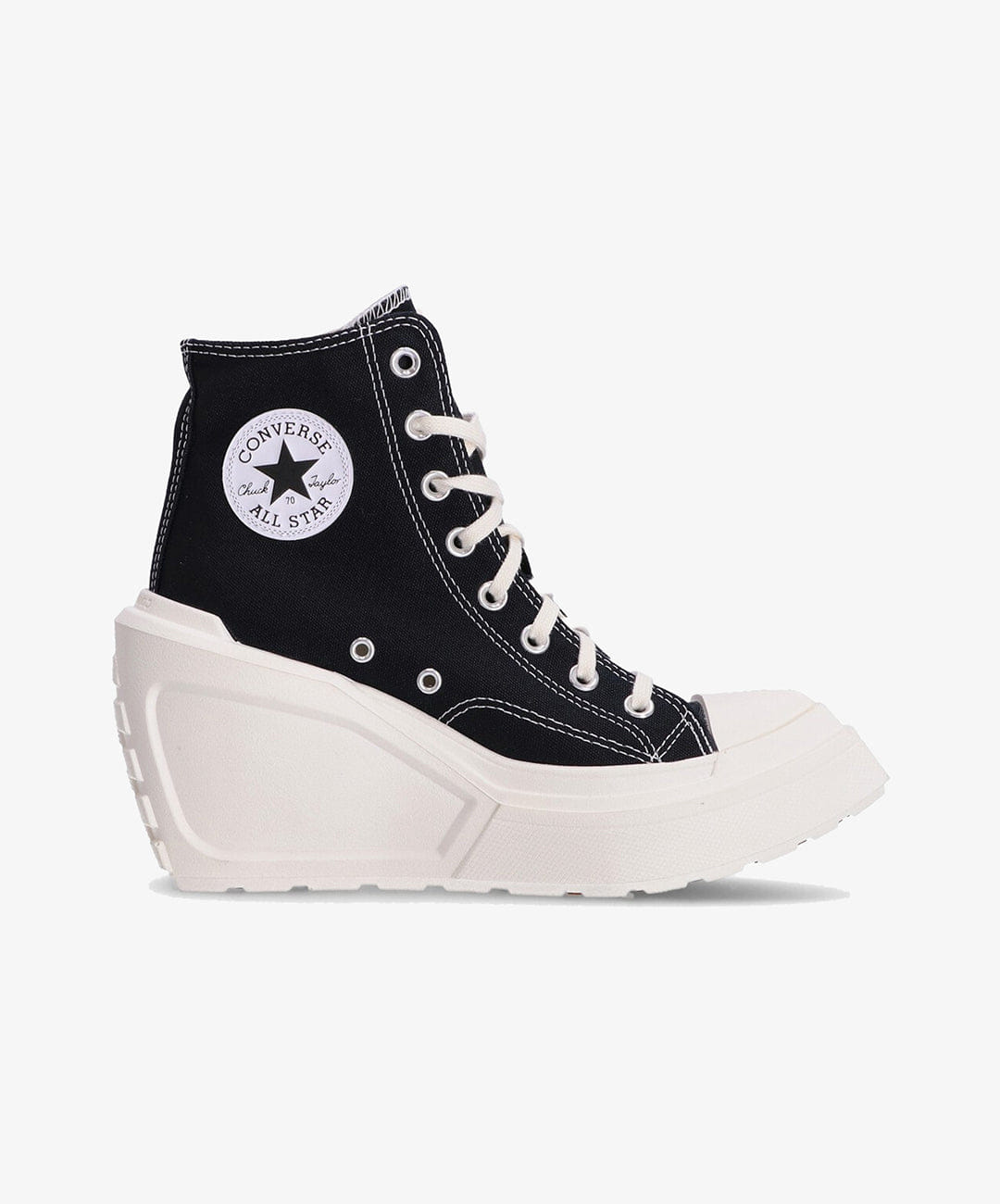 Converse | CHUCK 70 DE LUXE WEDGE { BLACK/WHITE