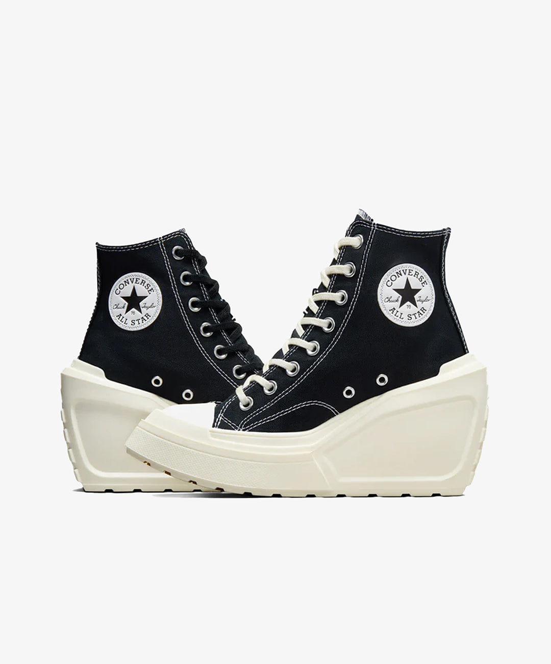 Converse | CHUCK 70 DE LUXE WEDGE { BLACK/WHITE