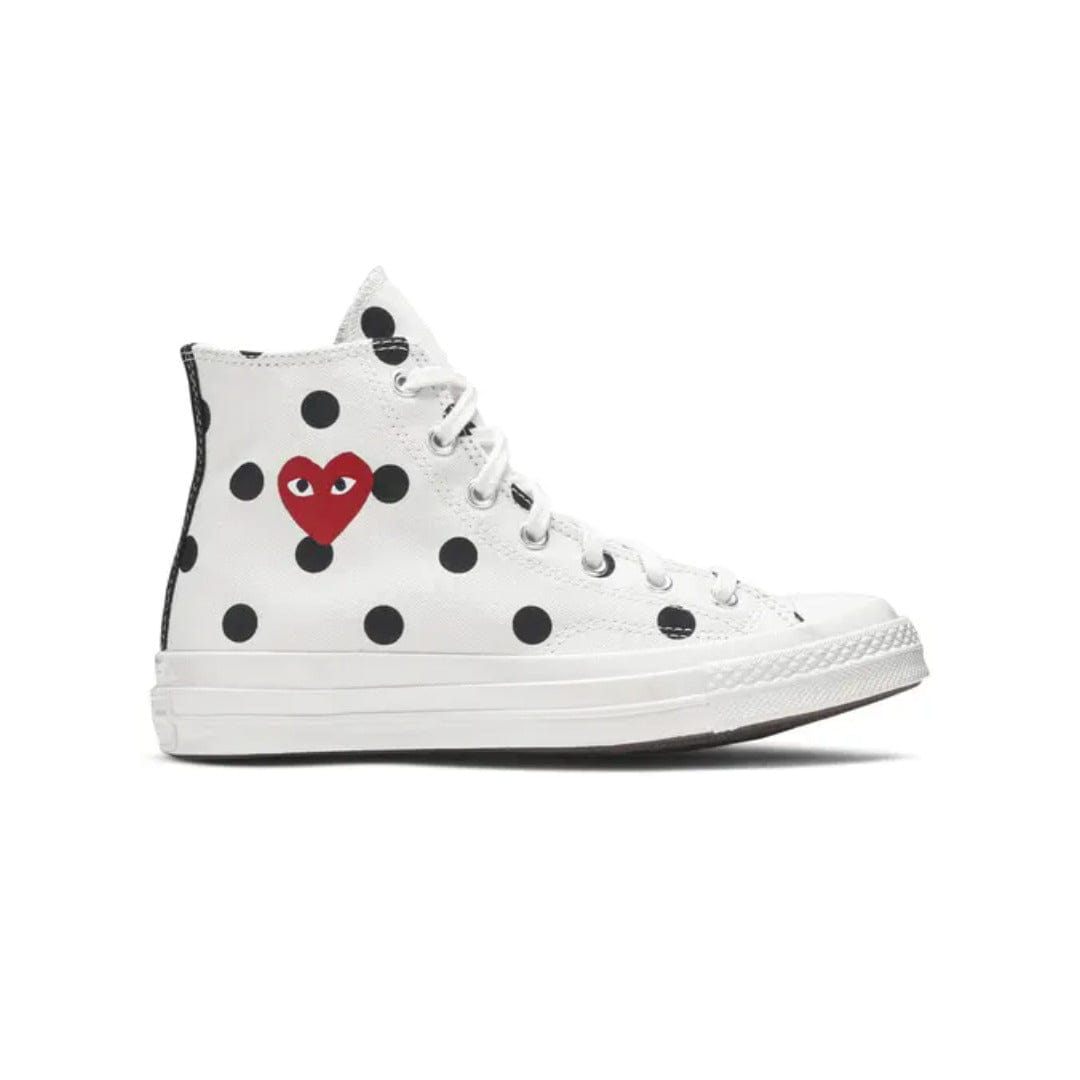 Converse Comme des Garçons x Converse Chuck Taylor All Star 70 High White Polka Dot 2019