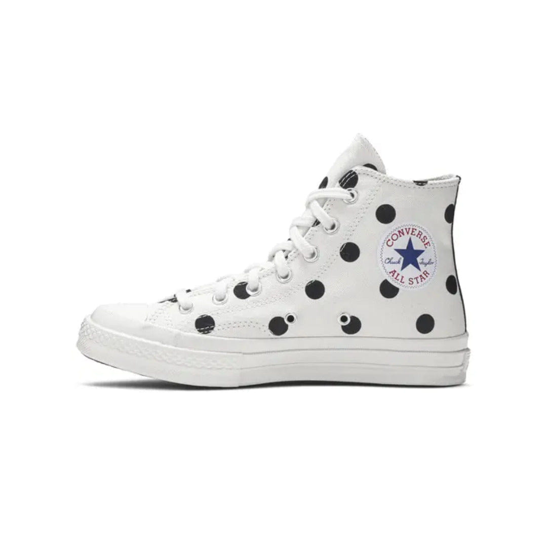 Converse Comme des Garçons x Converse Chuck Taylor All Star 70 High White Polka Dot 2019
