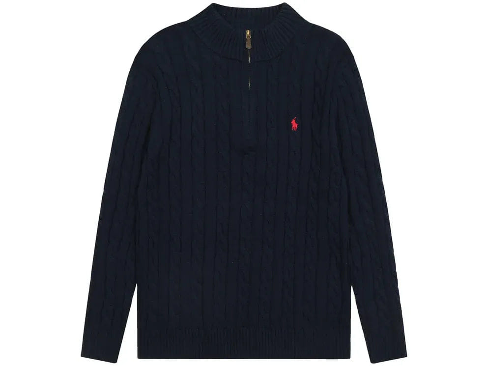 Polo Ralph Lauren Cable Knit Sweater navy blue