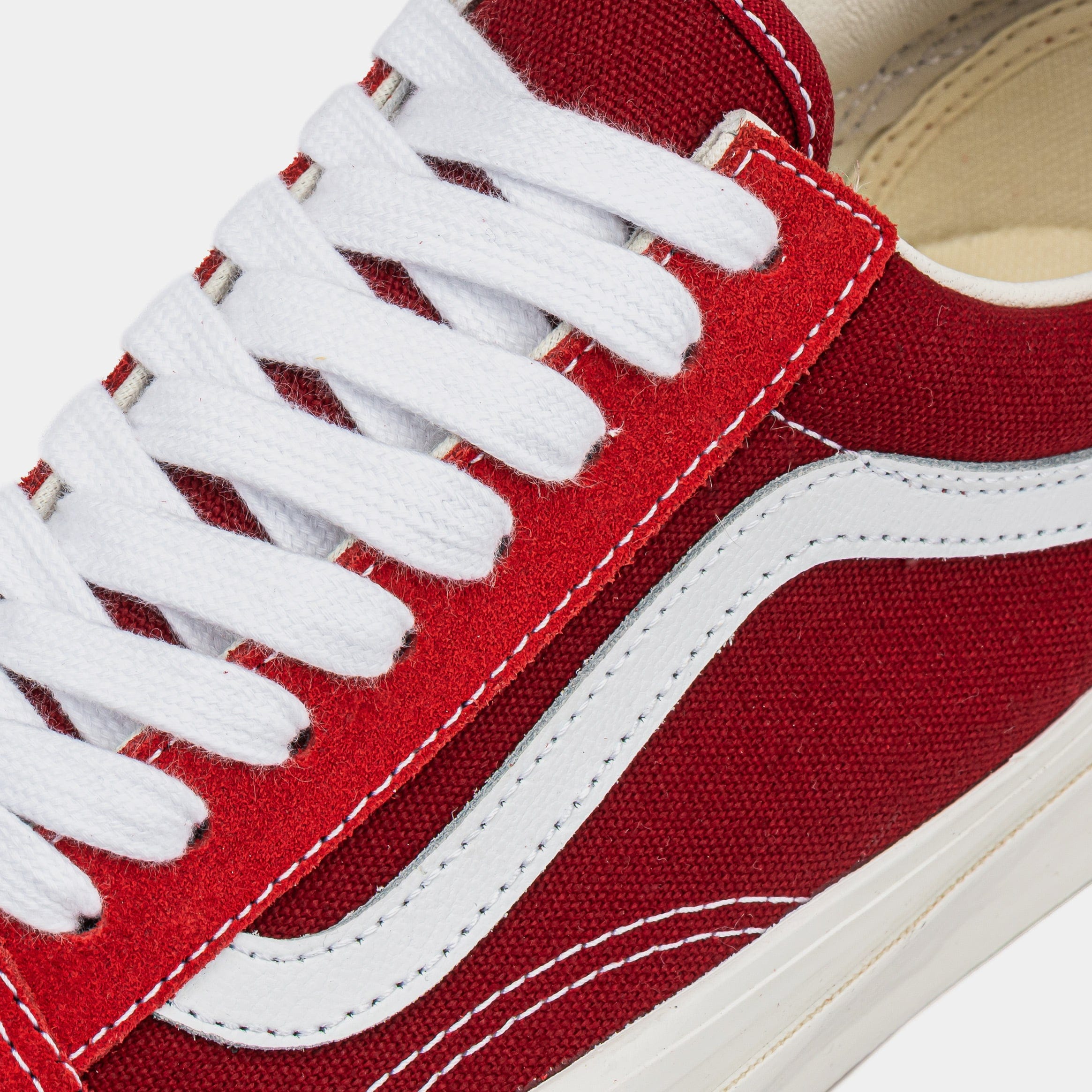Vans Lux Old Skool Mens Lifestyle Shoes (Red/White)