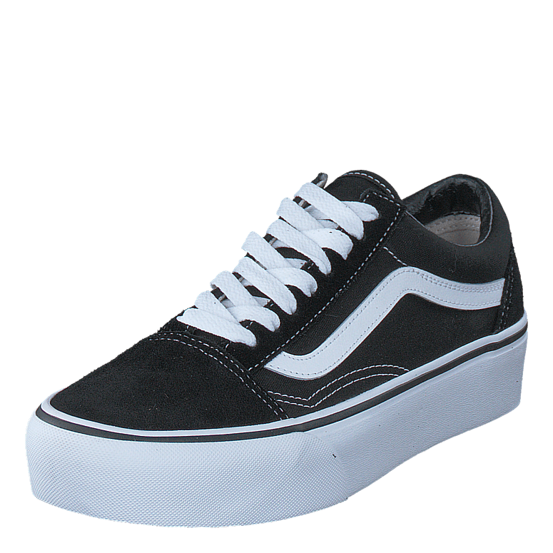 Vans UA Old Skool Platform Black/White