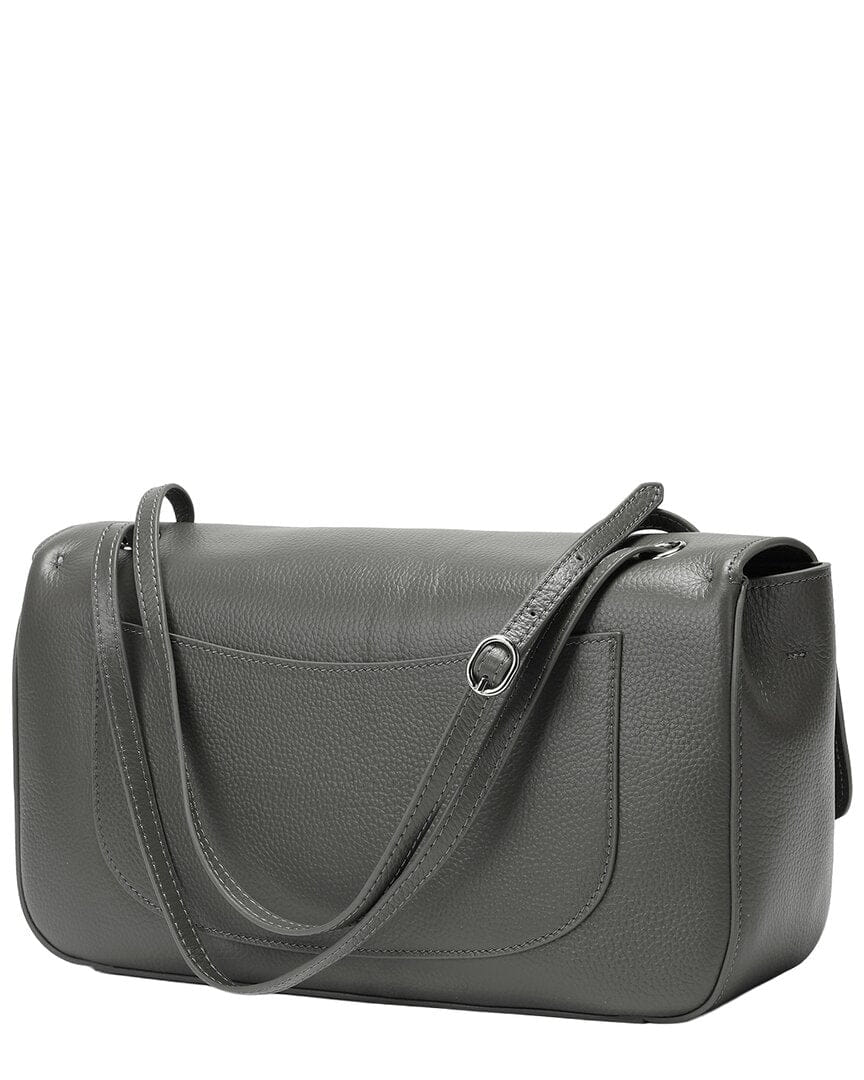 Tiffany & Fred Paris 33 cm Leather Flap Tote