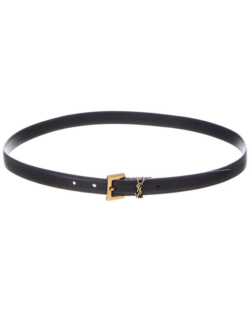 Saint Laurent Cintura Leather Belt
