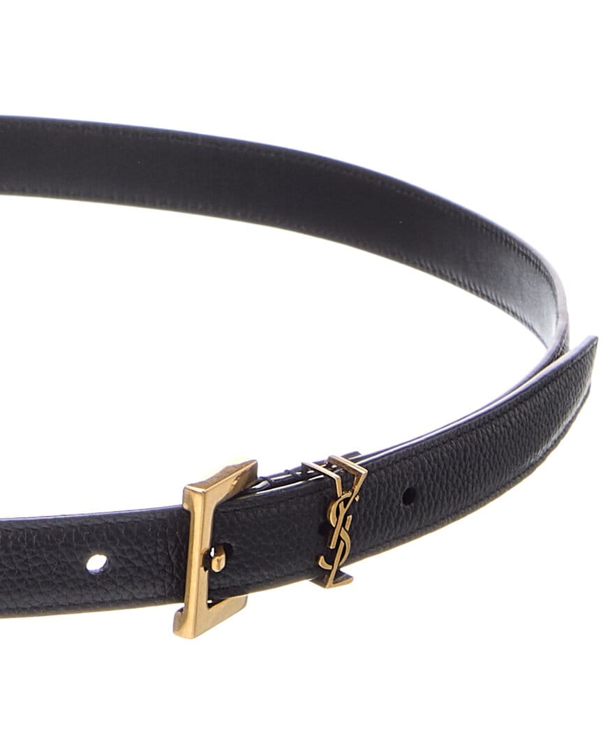 Saint Laurent Cintura Leather Belt
