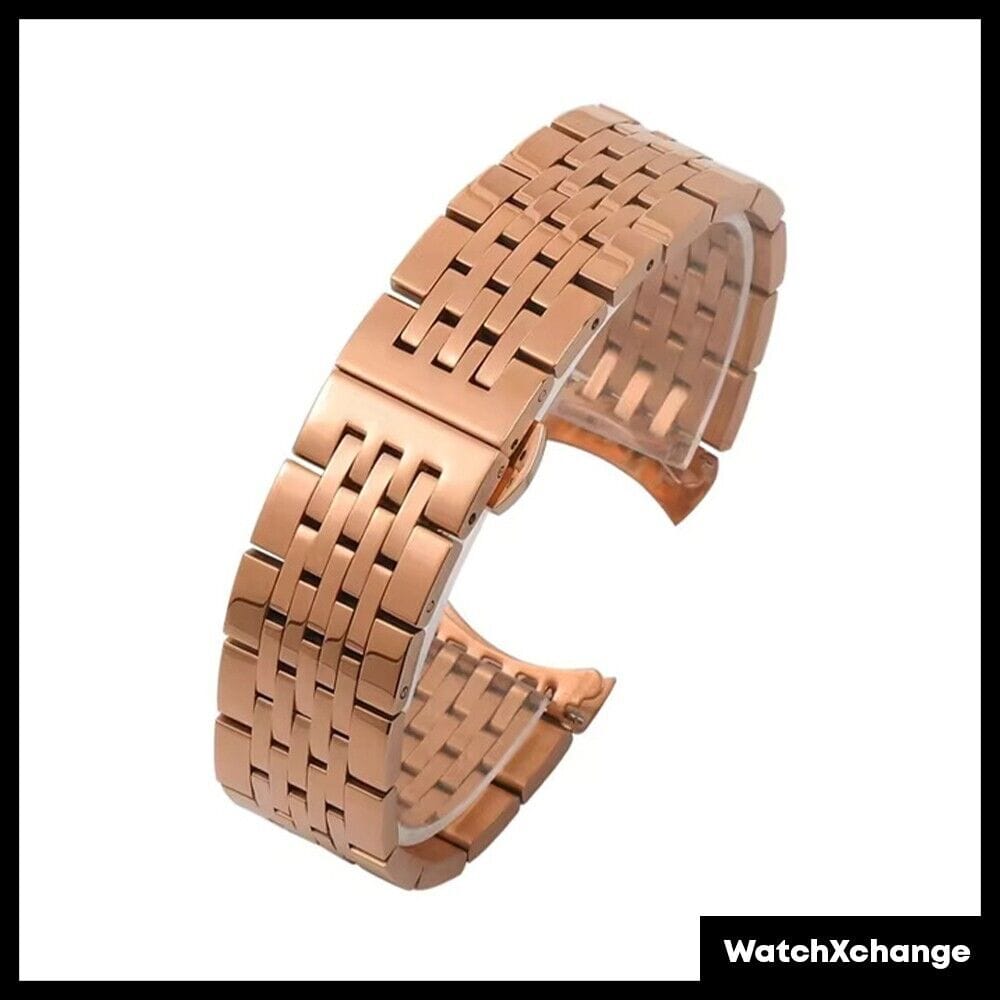 Tissot 20 mm Stainless Steel Watch Band Strap For Tissot 1853 T41 Bracelet Rose Gold